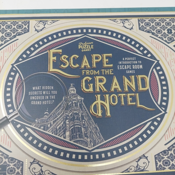 Escape From Grand Hotel Mystery Interactive Family Fun Puzzle Board Game Murder - Picture 2 of 12